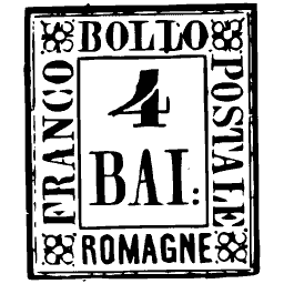 Numeral in a double ruled panel