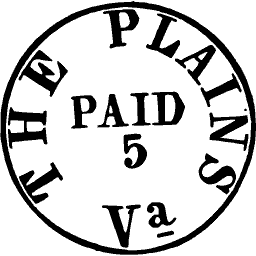 Paid handstamp in a circle