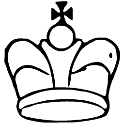 Crown carrying an orb and cross