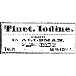 Tincture of iodine label 01