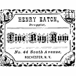 Bay rum label 01