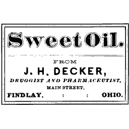 Sweet oil label 02
