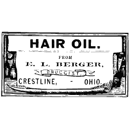 Hair oil label 01