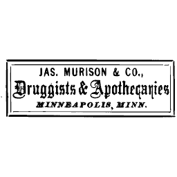 Plain ruled druggist label 02