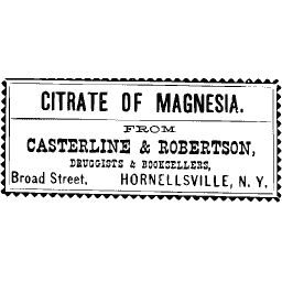 Citrate of magnesia label