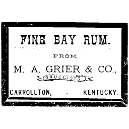 Bay rum label 02