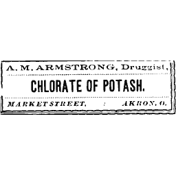 Chlorate of potash label 01
