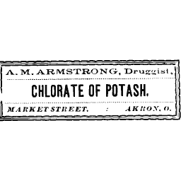 Chlorate of potash label 02