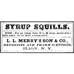 Syrup of squills label