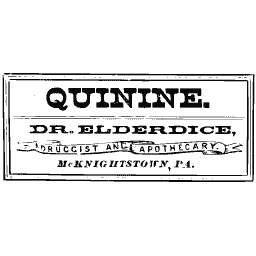 Quinine label 01