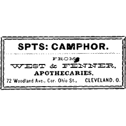 Spirits of camphor label 02