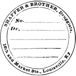 Round druggist label 04