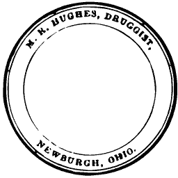Round druggist label 06
