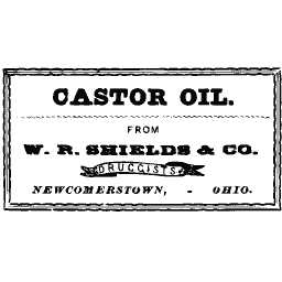 Castor oil label 08