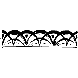 Interlaced arc border strip 04