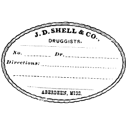 Oval prescription label 02