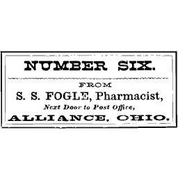 Number six label