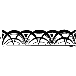 Interlaced arc border strip 05