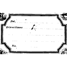 Shaped blank prescription label 01