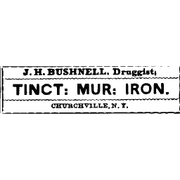 Tincture of muriate of iron label 01