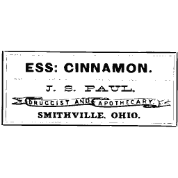 Essence of cinnamon label 06
