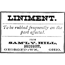Liniment label 03