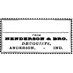 Blank druggist label 01