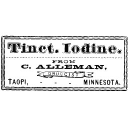 Tincture of iodine label 03
