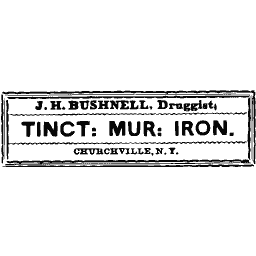 Tincture of muriate of iron label 02