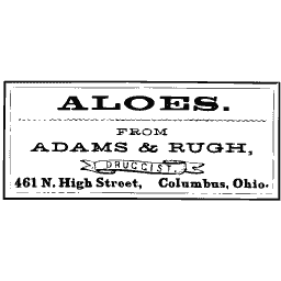 Aloes label