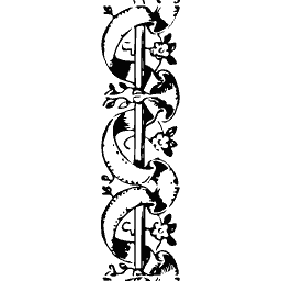 Narrow ornamental rule 03