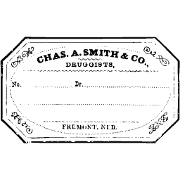 Octagonal prescription label 03