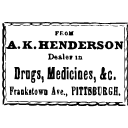 Plain ruled druggist label 10