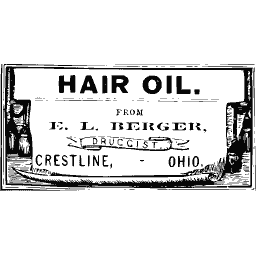 Hair oil label 05