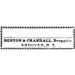Zigzag border druggist label 02