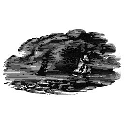 Figures on a dark shore