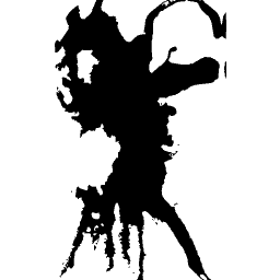 Looped hooked blot