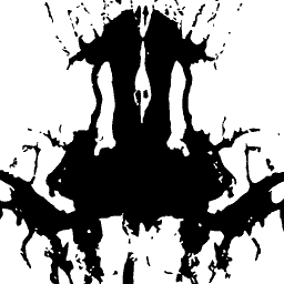 Long legged insect blot