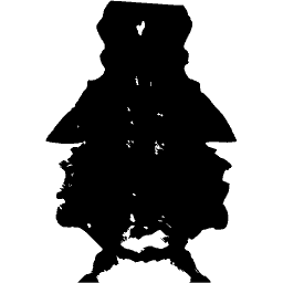 Mirrored blot figure
