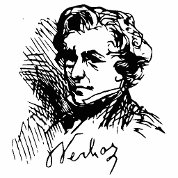 Portrait head with a signature