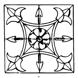 Foliate cross panel