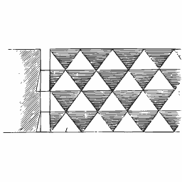 Triangle band pattern