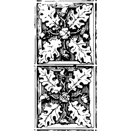 Foliate panel pair