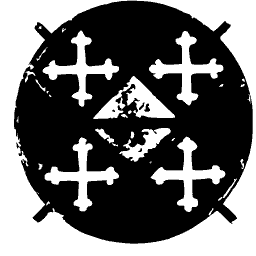 Disc with four crosses