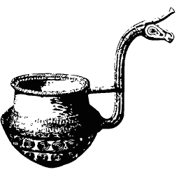 Serpent-handled vessel
