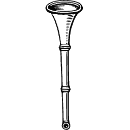 Heraldic trumpet