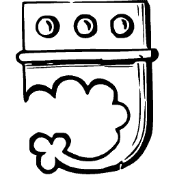 Label and mantling scroll