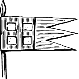Swallow-tailed banner