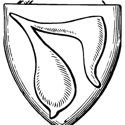Shield with escarbuncle boss
