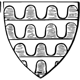 Shield with nebuly bars